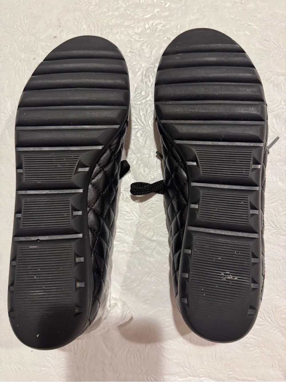 Vaneli Sport Quilted patent leather sneakers